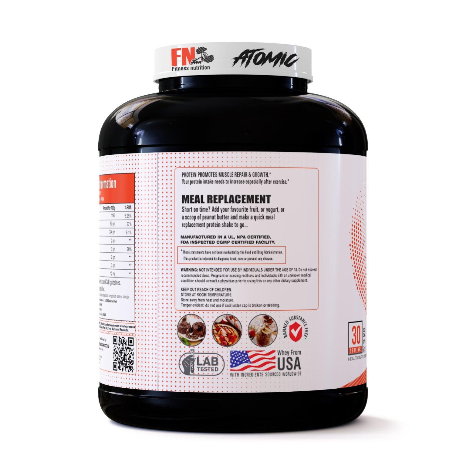 FN ATOMIC GAIN – Fitness Nutrition